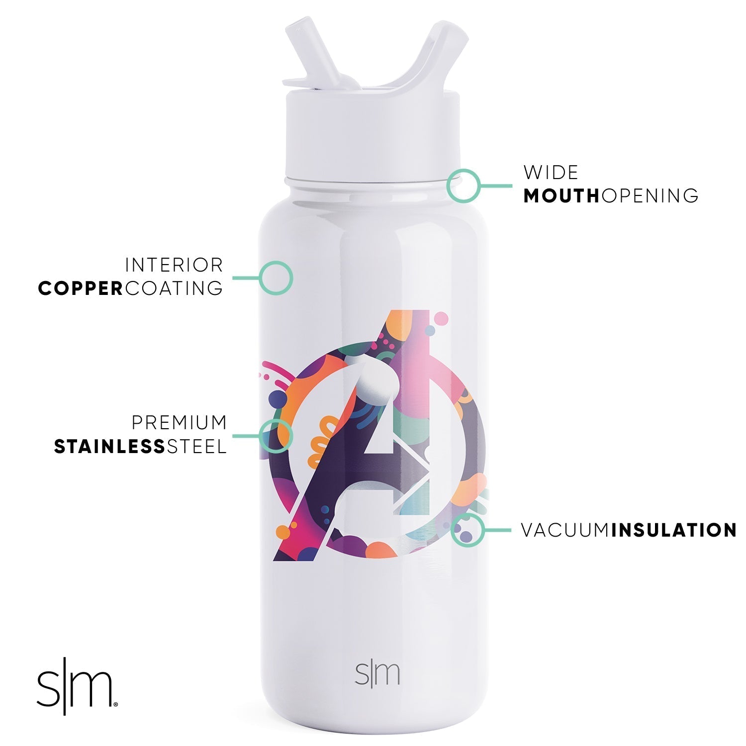 Marvel Summit Water Bottle